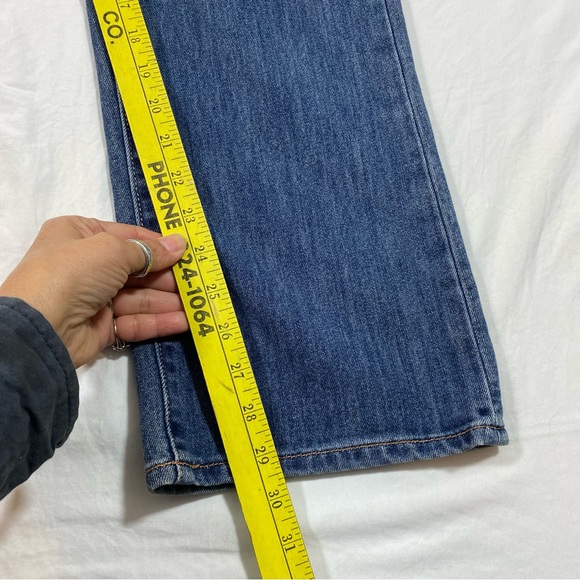 Old Navy Denim Ankle Jeans Casual Medium wash Midrise Short Straight Fit… - Picture 7 of 11